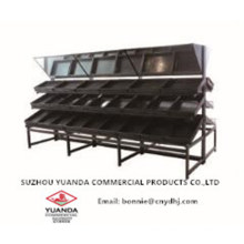 Hree Layer Supermarket Fruit and Vegetable Rack